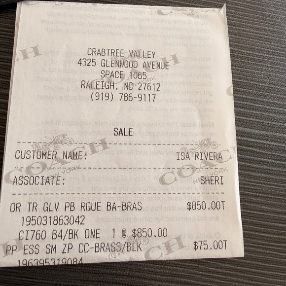 Coach Rogue 30 - Never Carried - Picture 14 of 15